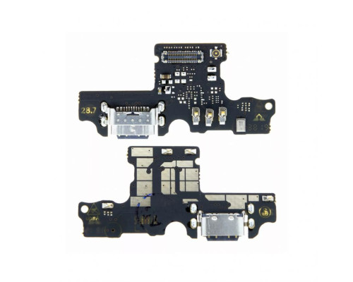 Шлейф (нижня плата) для ZTE Blade 20 Smart (V2050) з роз'ємом зарядки і мікрофоном High Quality TPS-2710000326922 2710000326922