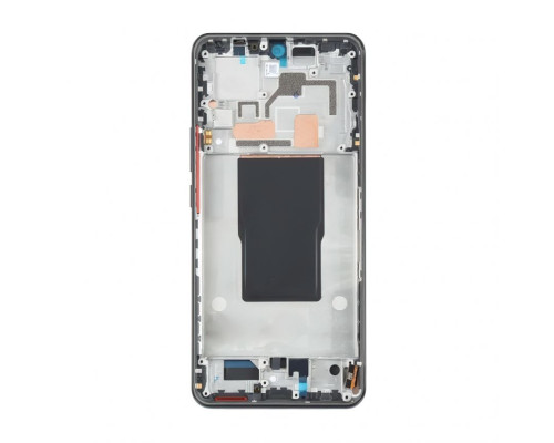 Дисплей (LCD) для Xiaomi 12T, 12T Pro з тачскріном та рамкою black Service Original (PN:560003L12A00) TPS-2710000327967 2710000327967