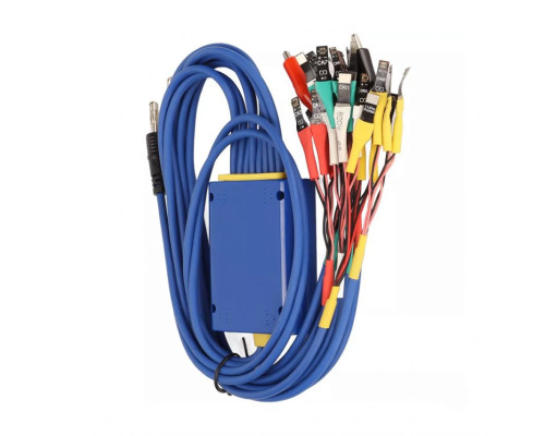 Кабель живлення Yaxun YX-S115 для тестування iPhone 6, 6s, 7, 8, X, Xr, Xs, 11, 12, 13, 14, Huawei, Samsung, Xiaomi, Oppo, Vivo, Meizu, ZTE, LG, Lenovo, HTC, Motorola TPS-2710000328490 2710000328490