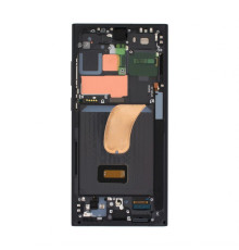 Дисплей (LCD) для Samsung Galaxy S23 Ultra/S918 (2023) з тачскріном та рамкою black Service Original (PN:GH82-30466A) TPS-2710000329176 2710000329176
