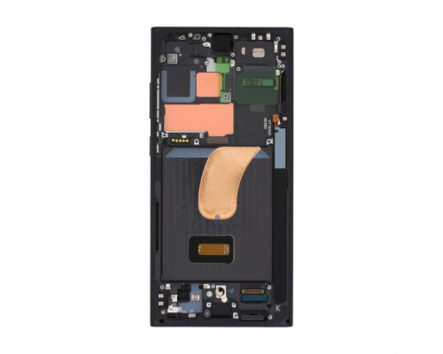 Дисплей (LCD) для Samsung Galaxy S23 Ultra/S918 (2023) з тачскріном та рамкою black Service Original (PN:GH82-30466A) TPS-2710000329176 2710000329176