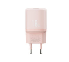 Мережевий зарядний пристрій (адаптер) XO L157 1USB/QC3.0/18W pink TPS-2710000329411 2710000329411