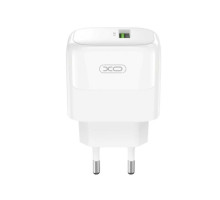 Мережевий зарядний пристрій (адаптер) XO L135 1USB / QC3.0 / 18W white TPS-2710000329510 2710000329510