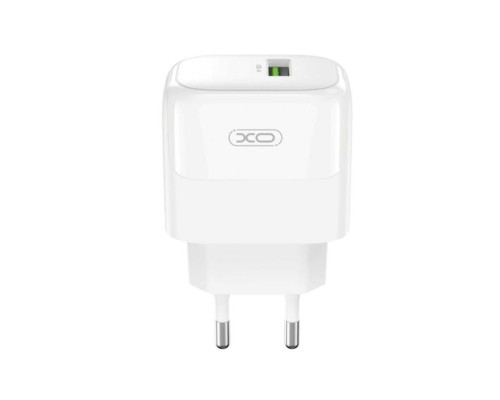 Мережевий зарядний пристрій (адаптер) XO L135 1USB / QC3.0 / 18W white TPS-2710000329510 2710000329510