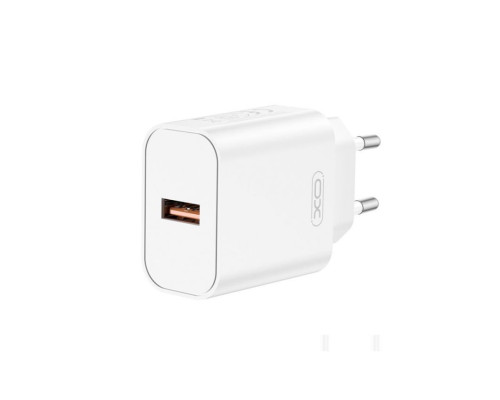 Мережевий зарядний пристрій (адаптер) XO CE33 QC_18W white TPS-2710000329817 2710000329817