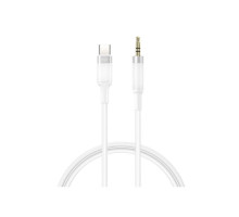 Аудіокабель XO NB-R279B Type-C to 3.5mm white TPS-2710000329893 2710000329893