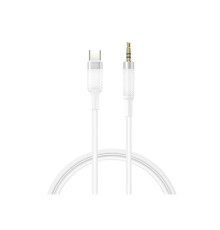 Аудіокабель XO NB-R279B Type-C to 3.5mm white TPS-2710000329893 2710000329893