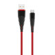 Кабель USB WALKER C550 Micro red TPS-2710000150824