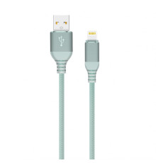 Кабель USB WALKER C560 Lightning green TPS-2710000150848