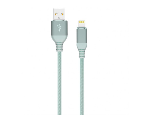 Кабель USB WALKER C560 Lightning green TPS-2710000150848