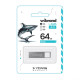 Флеш-пам'ять USB Wibrand Shark 64GB USB 2.0 silver TPS-2710000330608 2710000330608