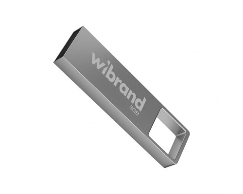 Флеш-пам'ять USB Wibrand Shark 8GB USB 2.0 silver TPS-2710000330615 2710000330615
