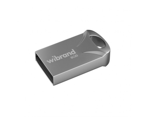 Флеш-пам'ять USB Wibrand Hawk 8GB USB 2.0 silver TPS-2710000330813 2710000330813