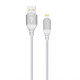 Кабель USB WALKER C560 Lightning white TPS-2710000150862