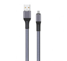 Кабель USB WALKER C750 Lightning dark grey