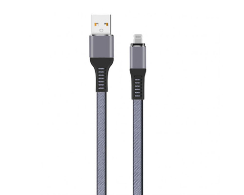 Кабель USB WALKER C750 Lightning dark grey TPS-2710000150916