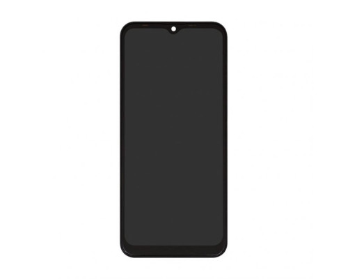 Дисплей (LCD) для Tecno Spark 6 Go, Spark Go (2020) KE5S ver.1650CBAPU-5V2 з тачскріном та рамкою black (IPS) High Quality TPS-2710000331735 2710000331735