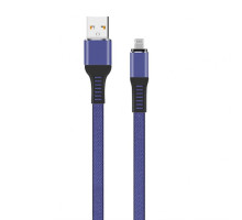 Кабель USB WALKER C750 Lightning dark blue