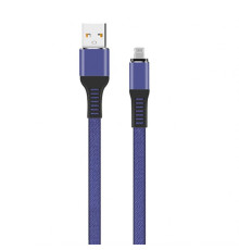 Кабель USB WALKER C750 Lightning dark blue TPS-2710000150909