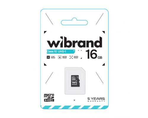 Карта пам'яті Wibrand MicroSDHC 16GB UHS-I Class 10 TPS-2710000332053 2710000332053