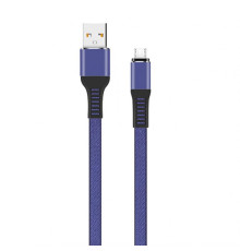 Кабель USB WALKER C750 Micro dark blue TPS-2710000150947