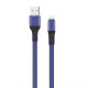 Кабель USB WALKER C750 Micro dark blue TPS-2710000150947