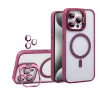 Чохол з функцією MagSafe для Apple iPhone 17 Pro Max з підставкою та захистом для камер bordo (05) TPS-2710000335054 2710000335054