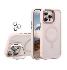 Чохол з функцією MagSafe для Apple iPhone 17 Air з підставкою та захистом для камер pink (10) TPS-2710000334941 2710000334941