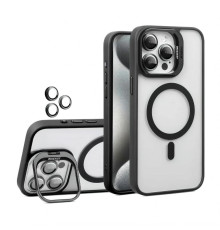 Чохол з функцією MagSafe для Apple iPhone 17 Pro з підставкою та захистом для камер black (03) TPS-2710000334965 2710000334965