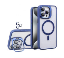 Чохол з функцією MagSafe для Apple iPhone 17 Pro з підставкою та захистом для камер dark blue (04) TPS-2710000334972 2710000334972