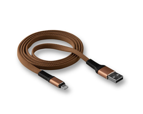 Кабель USB WALKER C750 Lightning brown