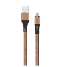 Кабель USB WALKER C750 Lightning brown TPS-2710000160717