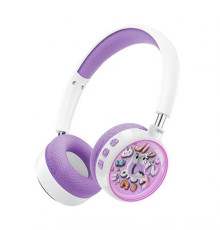 Дитячі навушники Bluetooth XO BE57 purple TPS-2710000337829 2710000337829