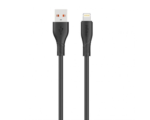 Кабель USB WALKER C585 Lightning black TPS-2710000339823 2710000339823