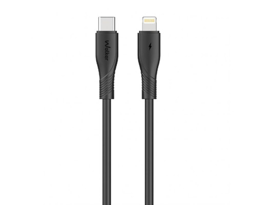 Кабель USB WALKER C585 Type-C to Lightning 27W 1m black TPS-2710000339861 2710000339861