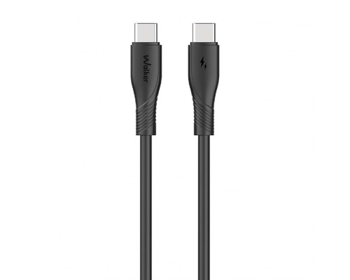 Кабель USB WALKER C585 Type-C to Type-C 60W 1m black TPS-2710000339885 2710000339885