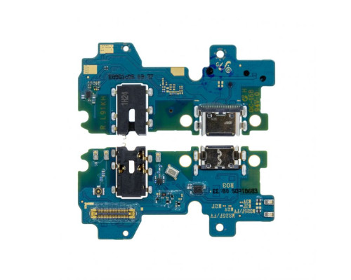 Шлейф (нижня плата) для Samsung Galaxy M22/M225 (2021), M32/M325 (2021) з роз'ємом живлення, гарнітури та мікрофоном High Quality TPS-2710000339908 2710000339908