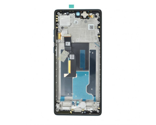 Дисплей (LCD) для Motorola Moto Edge 50 Fusion/XT2429/XT2429-1/XT2429-2 з тачскріном та рамкою forest blue (Oled) Original Quality TPS-2710000341550 2710000341550