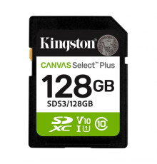 Карта пам'яті Kingston Canvas Select Plus MicroSDXC 128GB Class 10 UHS-I R150MB/s (SDCS2/128GBSP) TPS-2710000341826 2710000341826