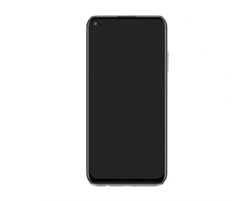 Дисплей (LCD) для Huawei P40 Lite, Nova 6 SE, Nova 7i з тачскріном та рамкою Silver (IPS) Original Quality TPS-2710000341963 2710000341963