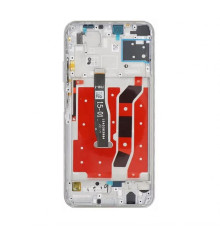 Дисплей (LCD) для Huawei P40 Lite, Nova 6 SE, Nova 7i з тачскріном та рамкою Silver (IPS) Original Quality TPS-2710000341963 2710000341963