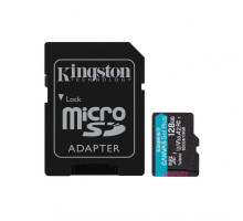 Карта пам'яті Kingston Canvas Go! Plus MicroSDXC 128GB Class 10 UHS-I R200MB/s + SD-адаптер (SDCS2/128GB) TPS-2710000342038 2710000342038