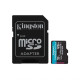 Карта пам'яті Kingston Canvas Go! Plus MicroSDXC 128GB Class 10 UHS-I R200MB/s + SD-адаптер (SDCS2/128GB) TPS-2710000342038 2710000342038