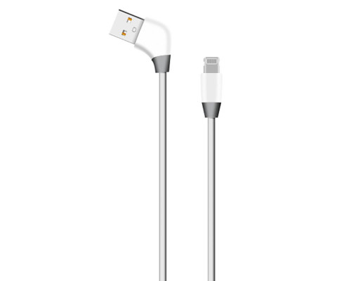 Кабель USB WALKER C340 Lightning white TPS-2710000150688