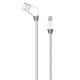 Кабель USB WALKER C340 Lightning white TPS-2710000150688