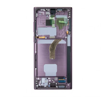 Дисплей (LCD) для Samsung Galaxy S22 Ultra/S908 (2022) з тачскріном та рамкою Burgundy (Oled) Original Quality TPS-2710000342489 2710000342489