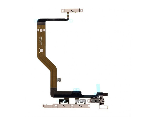 Шлейф для Apple iPhone 12 Pro Max з кнопками ввімкнення, регулювання звуку та вібромотором Original Quality TPS-2710000343363 2710000343363