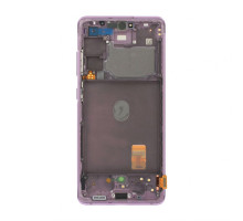 Дисплей (LCD) для Samsung Galaxy S20 FE/G780 (2020) з тачскріном та рамкою Cloud Lavender (Amoled) Service Original (PN:GH82-24219C) TPS-2710000343387 2710000343387