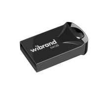 Флеш-пам'ять USB Wibrand Hawk 64GB USB 2.0 black TPS-2710000343448 2710000343448