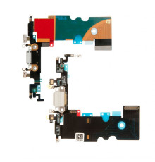 Шлейф (нижня плата) для Apple iPhone 8, SE 2020, SE 2022 з роз'ємом живлення та мікрофоном black Original (знятий) TPS-2710000343677 2710000343677